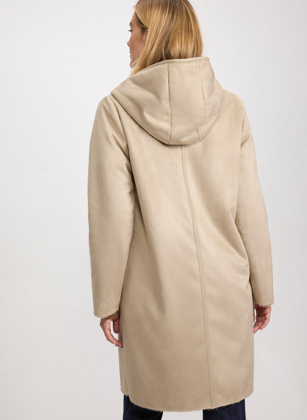 Laura Faux-Shearling Coat