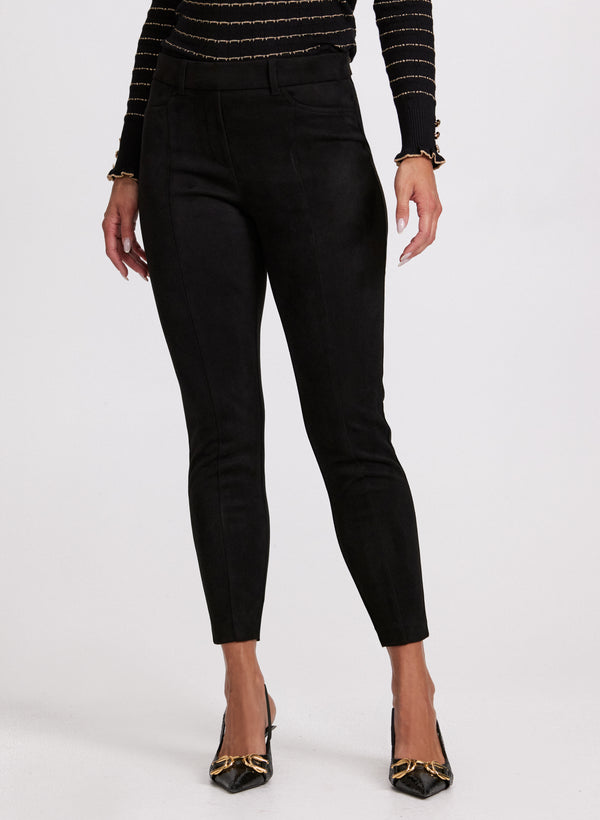 laura Faux-Suede Chloe Leggings