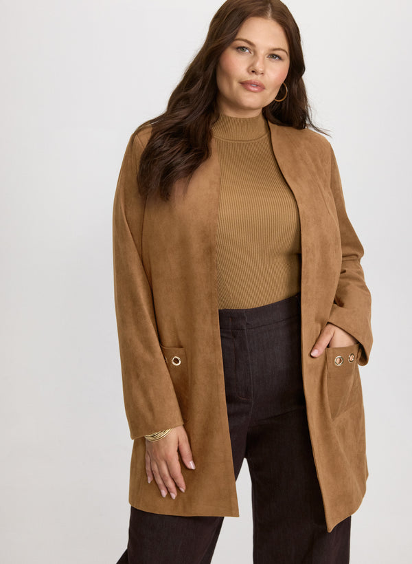 laura Faux-Suede Jacket