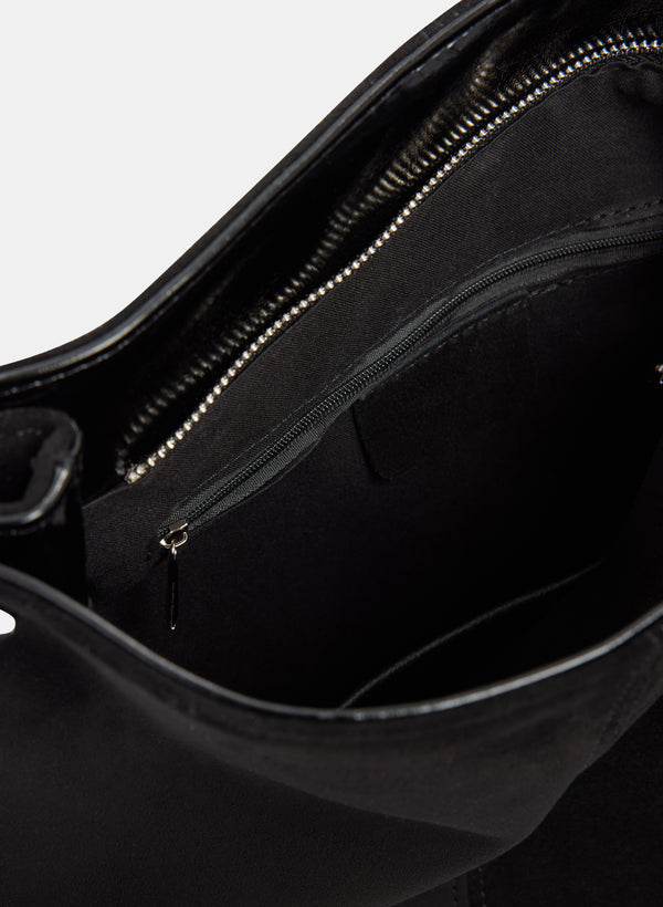 Laura Faux-Suede Tote Bag