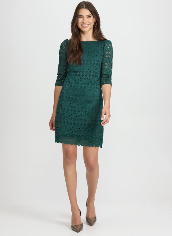 Laura Fitted Lace Dress