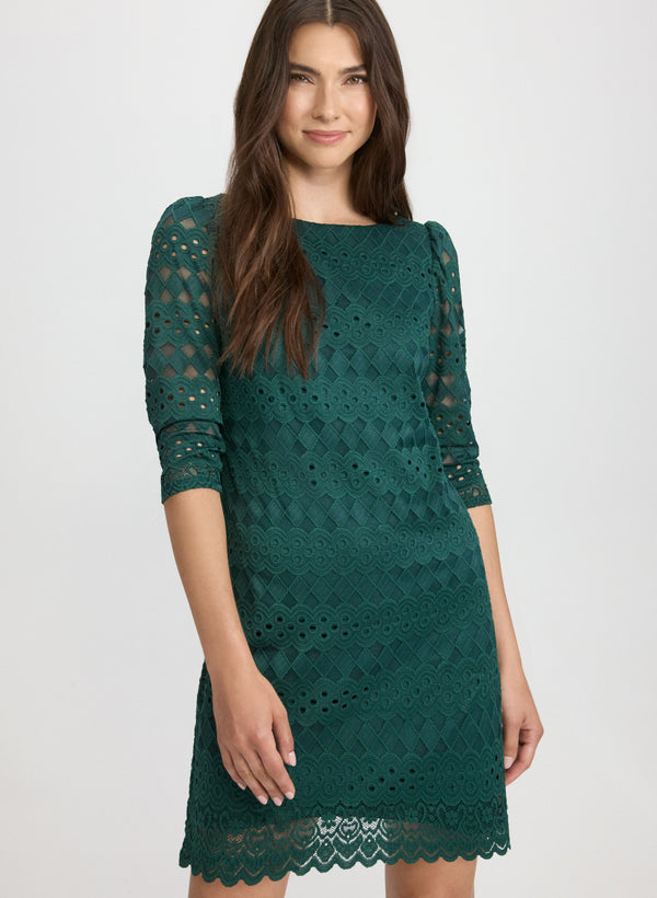 Laura Fitted Lace Dress