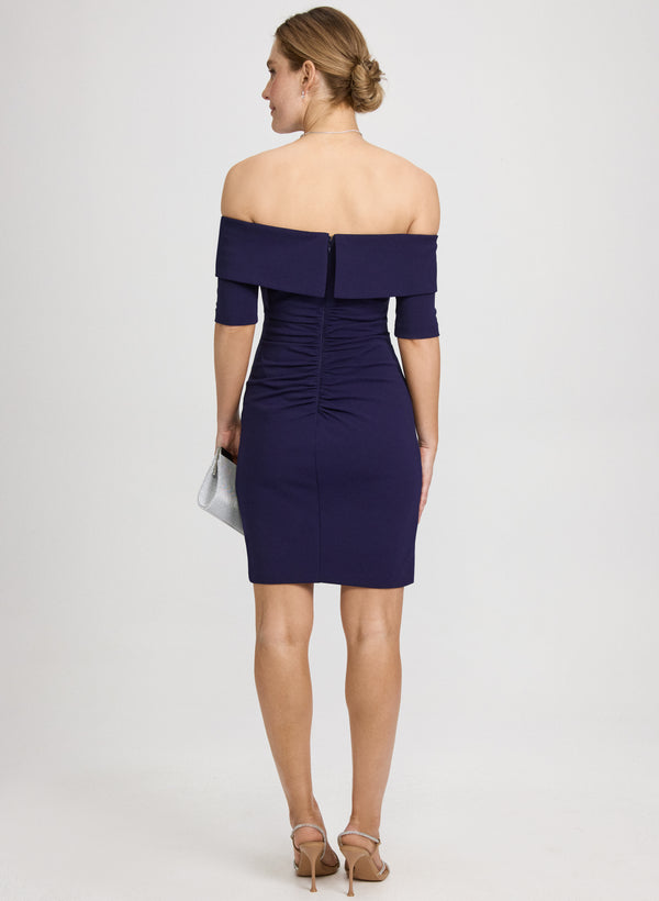 Laura Fitted Off-Shoulder Dress