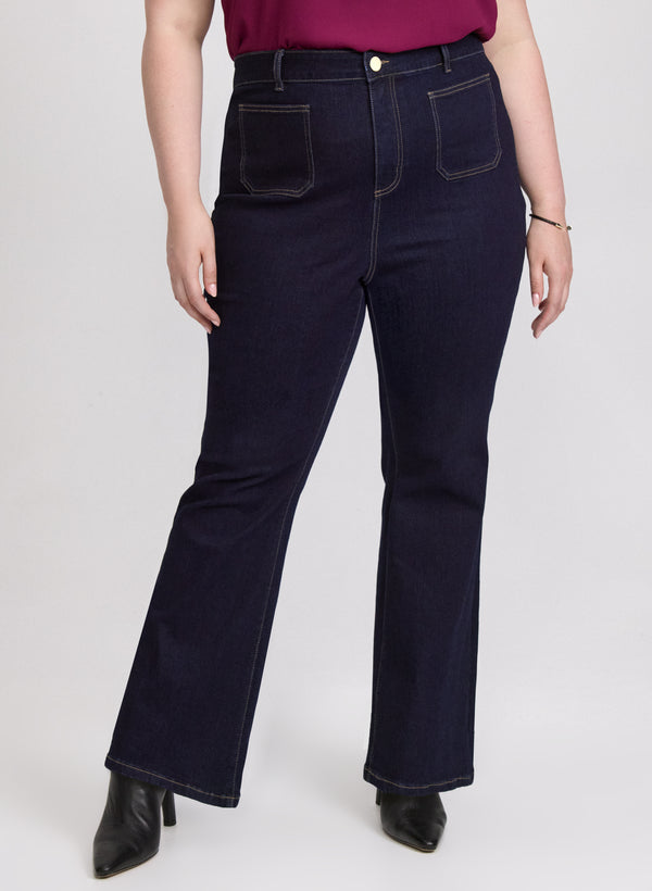 laura Flare-Leg Jeans