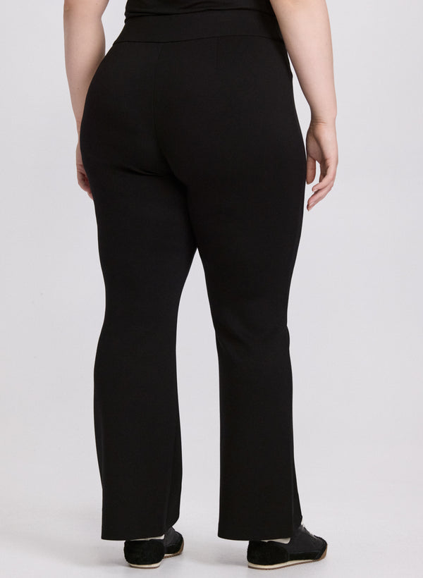 Laura Flare-Leg Scuba Pants