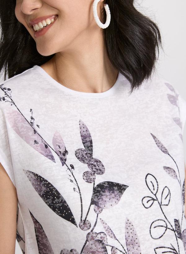 Laura Floral Burnout T-Shirt