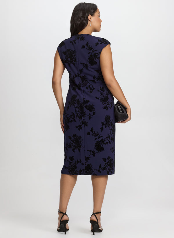 Laura Floral Cap Sleeve Dress