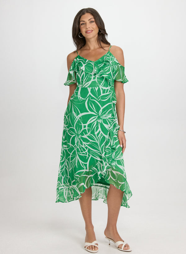 laura Floral Chiffon Dress