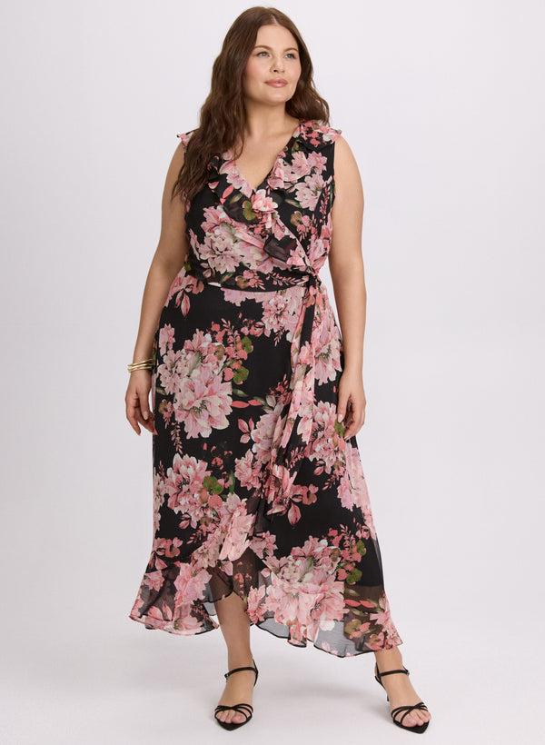 laura Floral Chiffon Dress