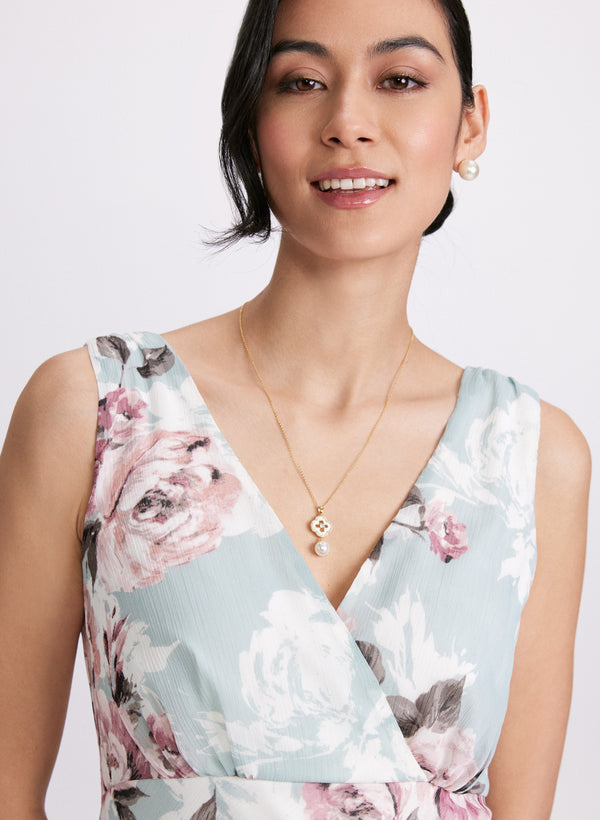Laura Floral Chiffon Dress
