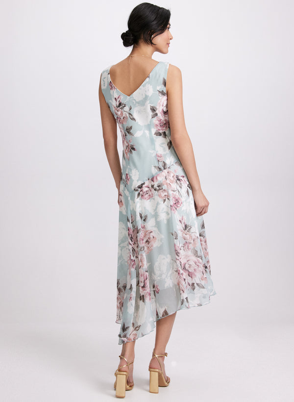 Laura Floral Chiffon Dress