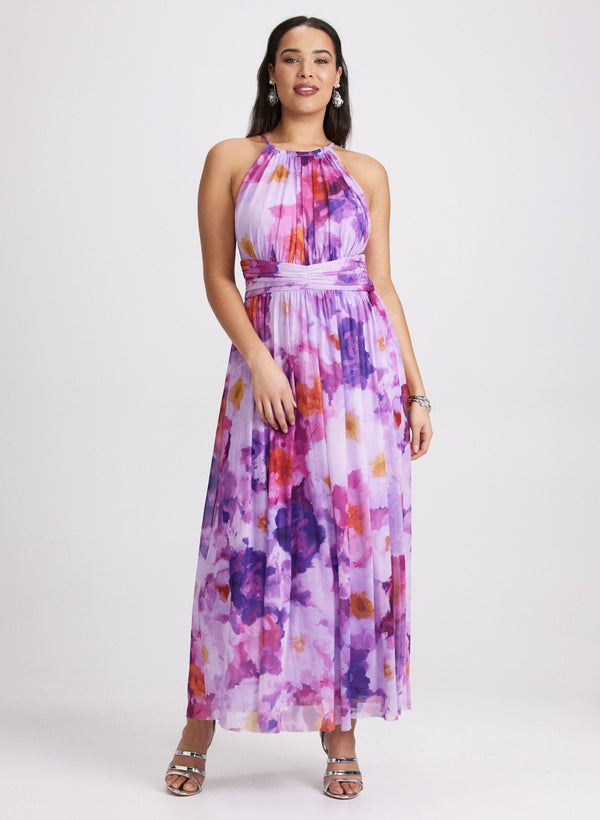 laura Floral Chiffon Dress