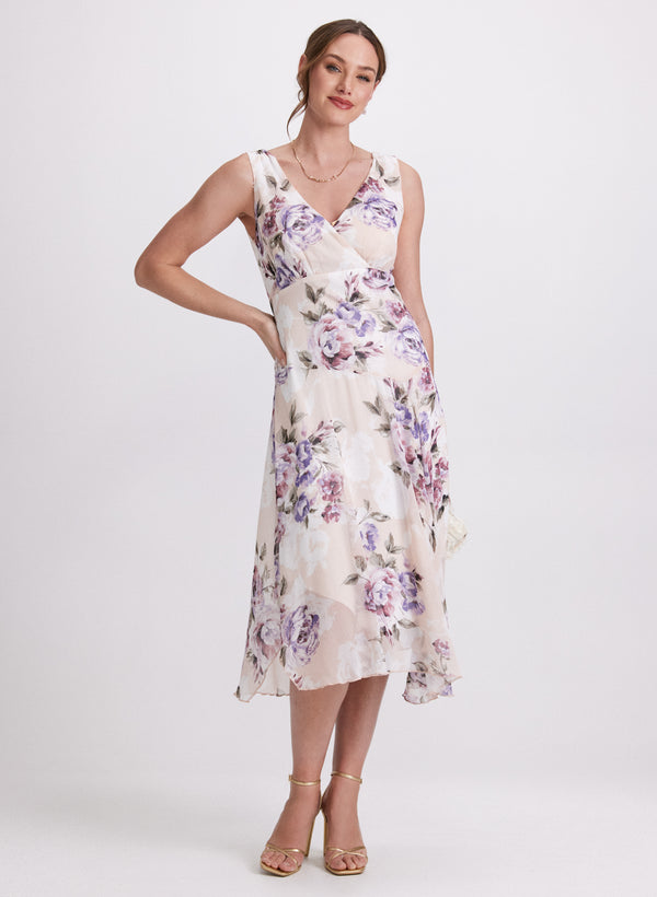 laura Floral Chiffon Dress