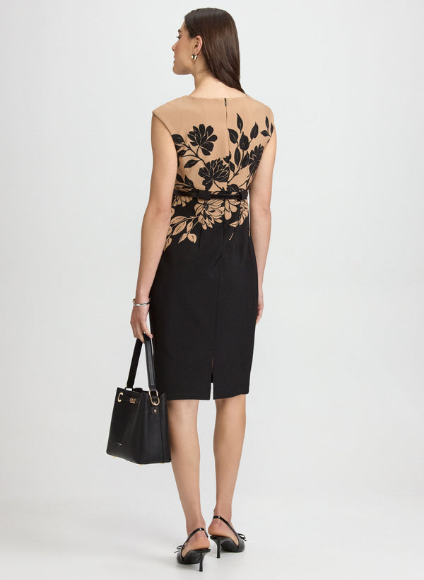 Laura Floral Colour Block Dress