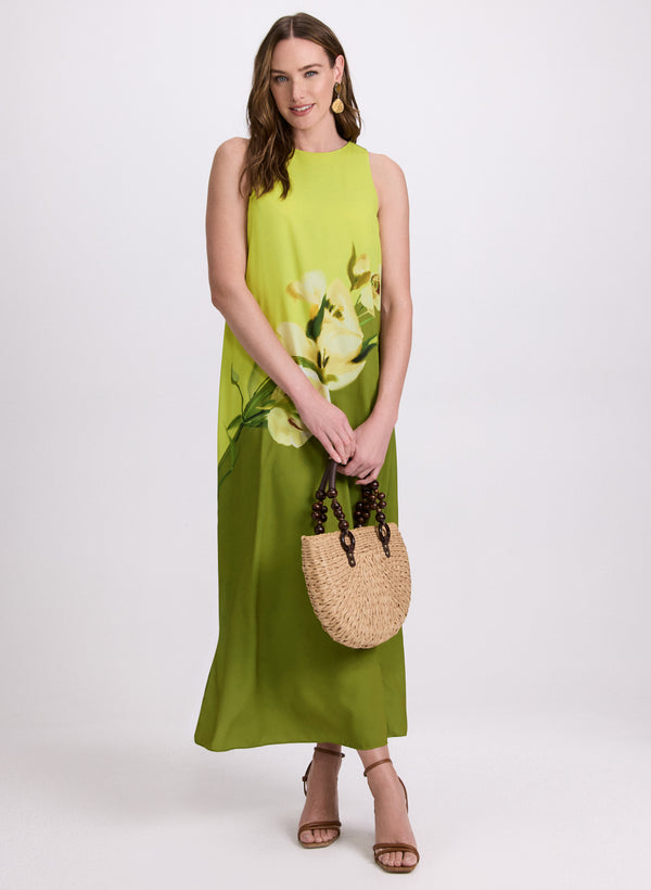 laura Floral Colour Block Dress