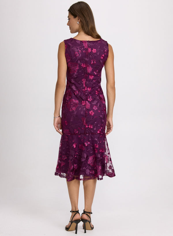 Laura Floral Embroidered Dress