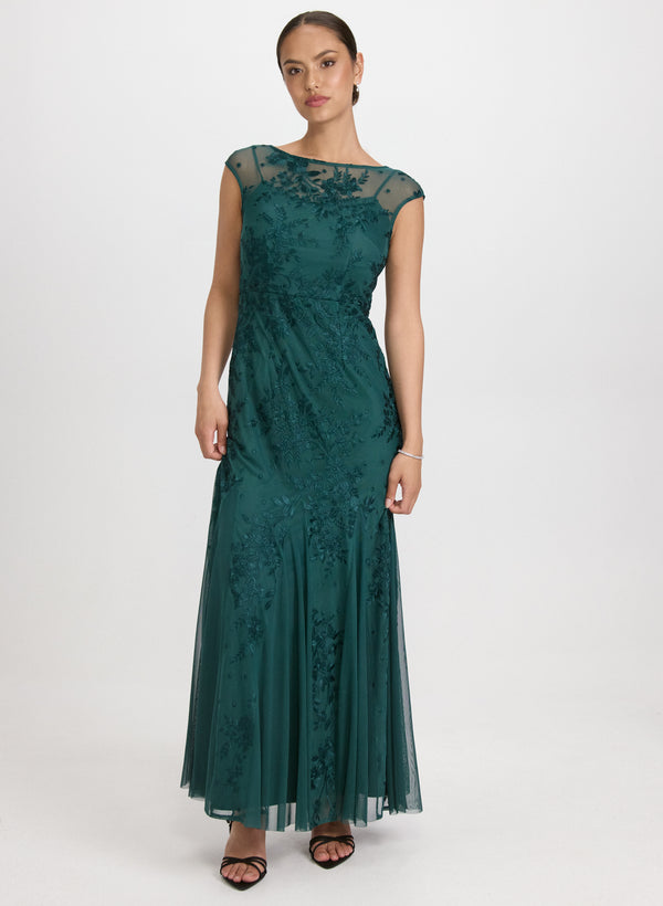 laura Floral Embroidered Dress