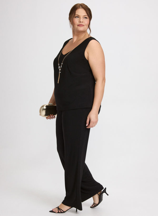 Laura Floral Embroidered Jacket Top & Pants Set