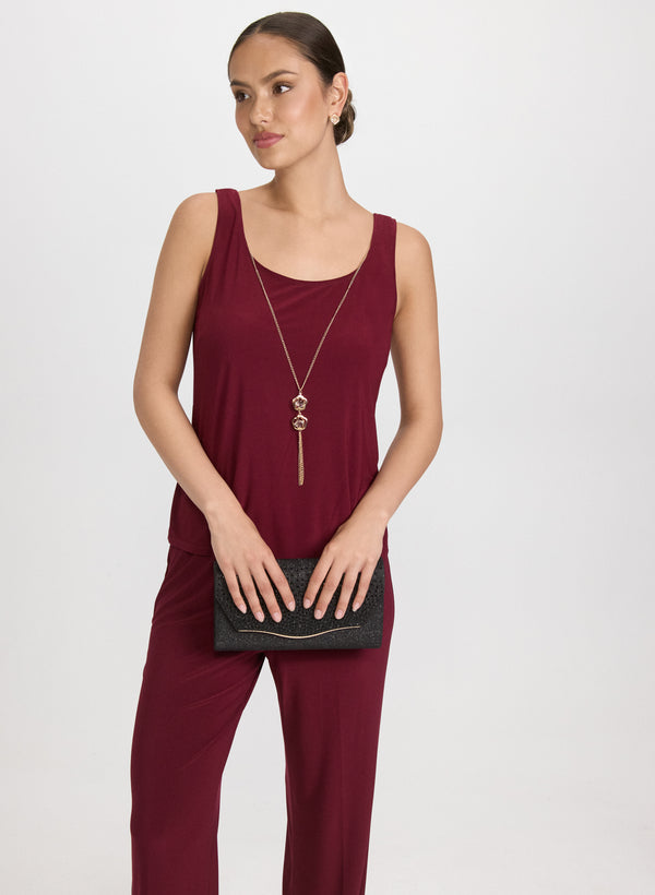 Laura Floral Embroidered Jacket Top & Pants Set