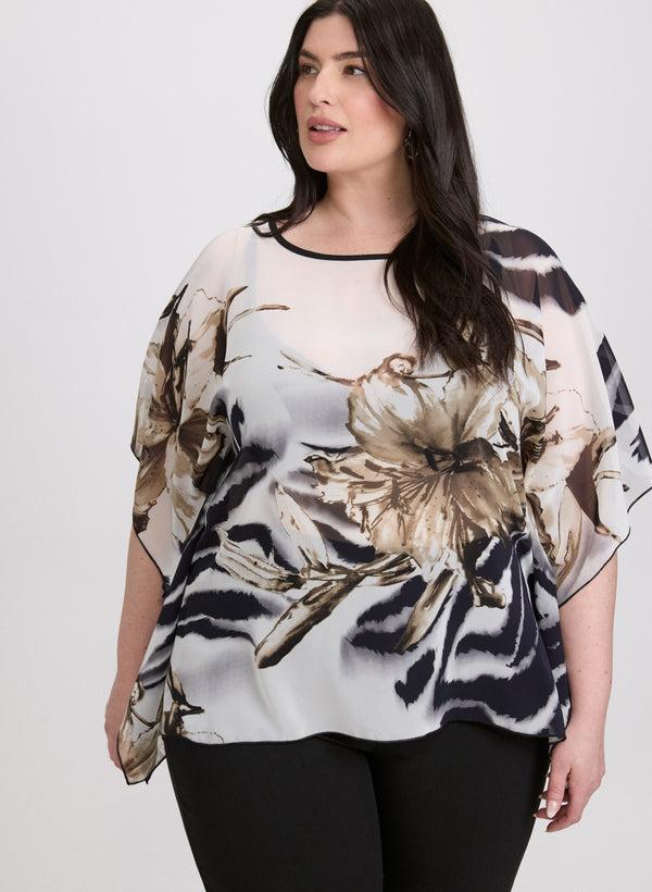 laura Floral Front Blouse