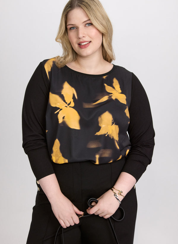 laura Floral Front Top