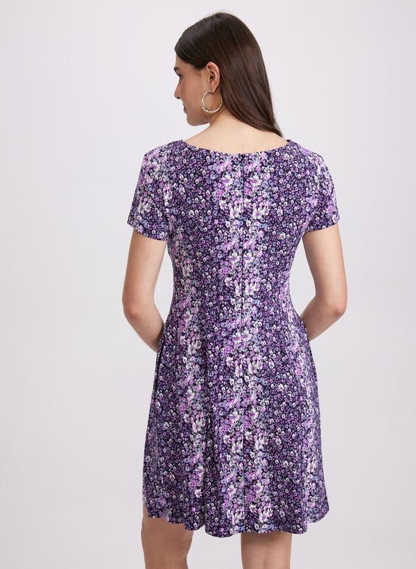 Laura Floral Jersey Dress