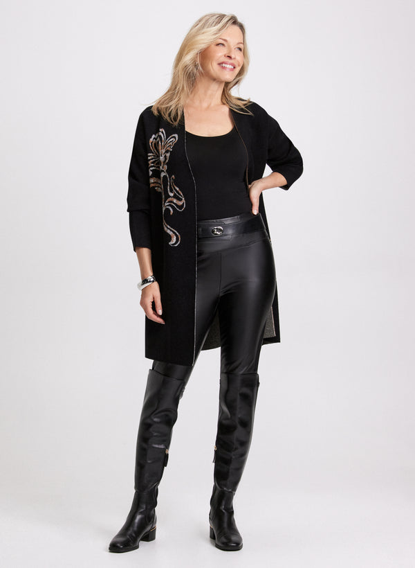 Laura Floral Placement Print Cardigan