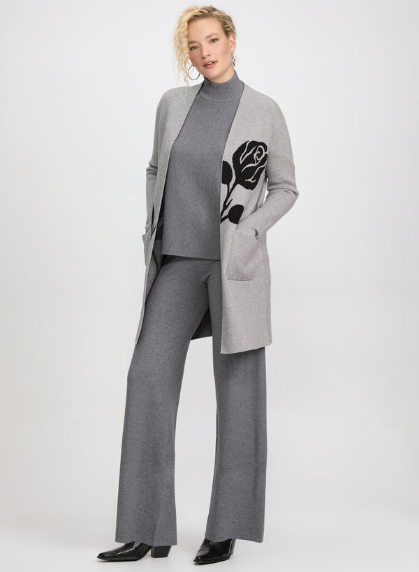 Laura Floral Placement Print Cardigan