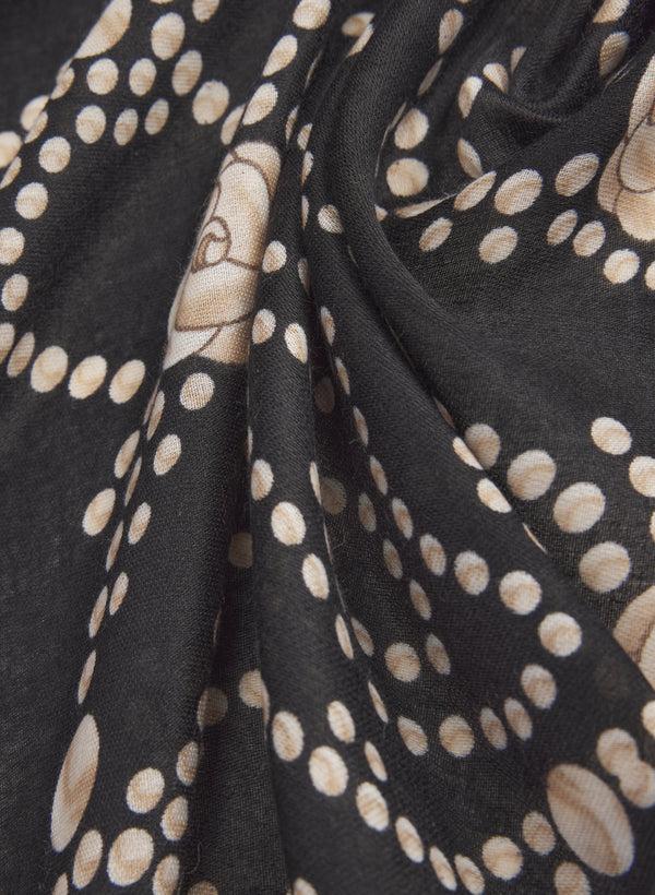 Laura Floral Polka Dot Scarf