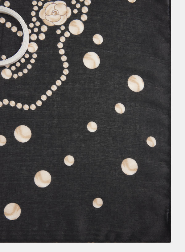 Laura Floral Polka Dot Scarf