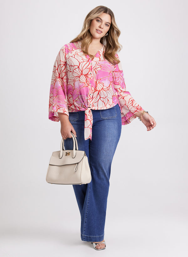 Laura Floral Print Blouse