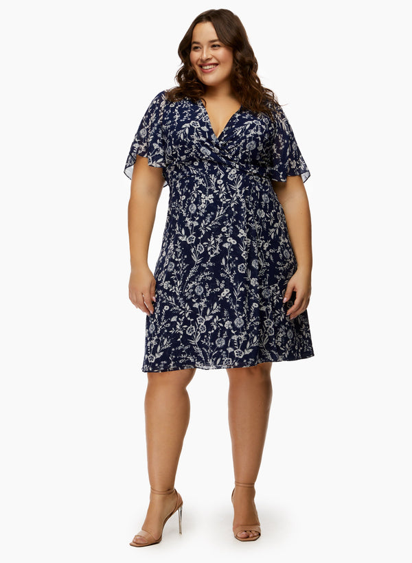 laura Floral Print Dress