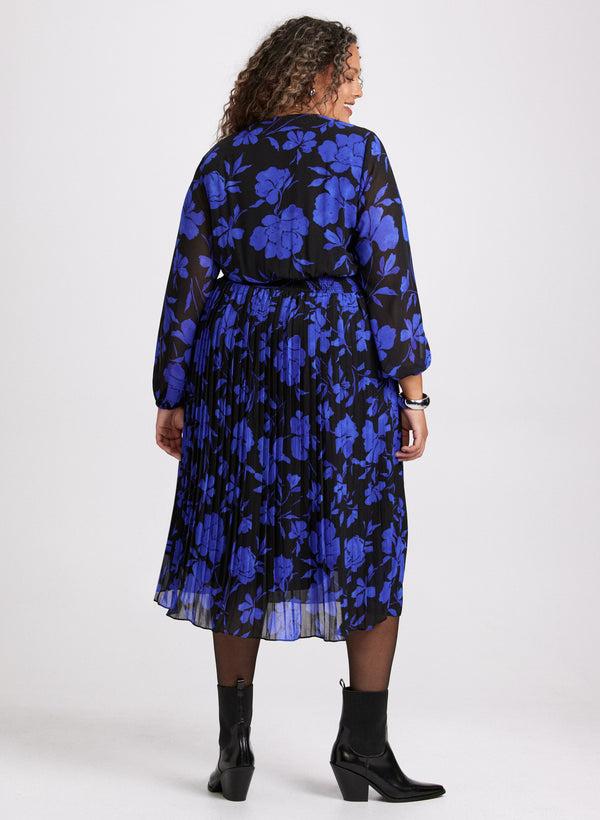 Laura Floral Print Midi Dress