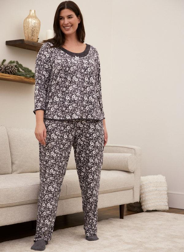 laura Floral Print Pyjama Set
