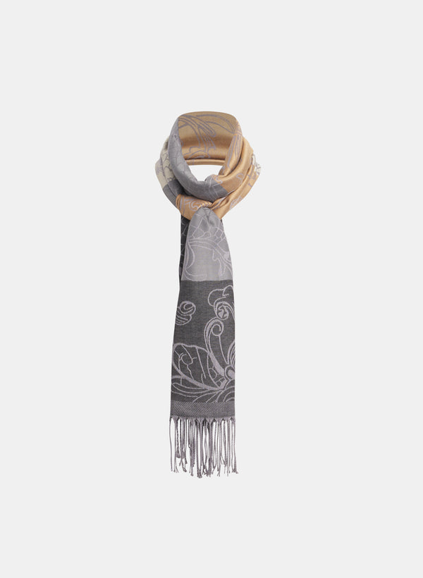 laura Floral Print Scarf