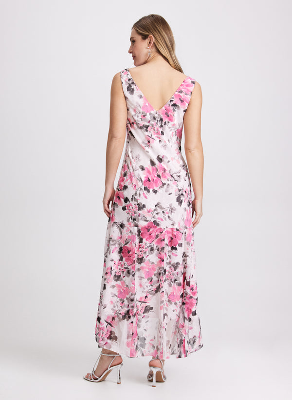 Laura Floral Print Shawl & Dress