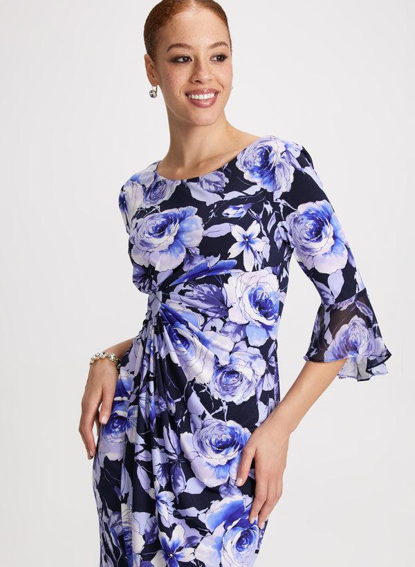 Laura Floral Print Sheath Dress