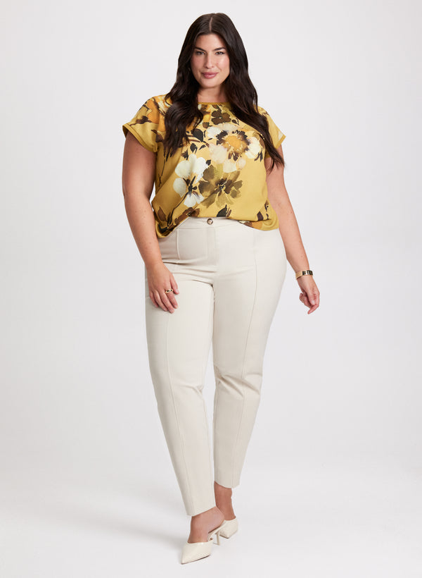 laura Floral Print Top & City Fit Pants