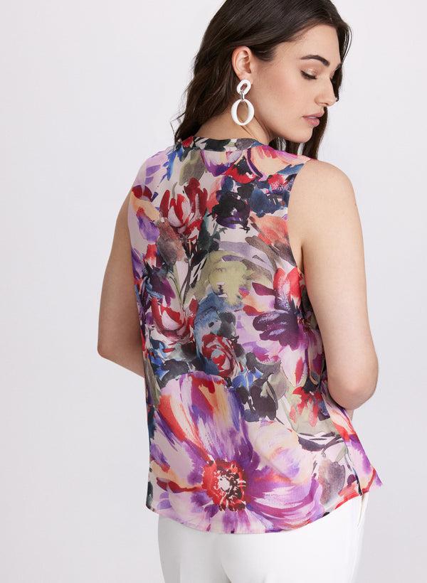 Laura Floral Ruffle Blouse