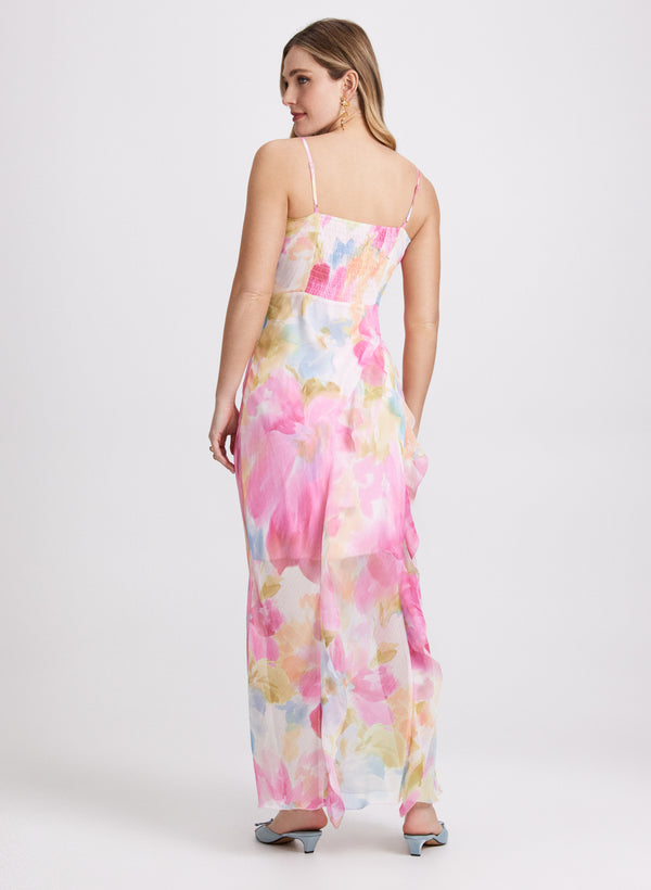 Laura Floral Ruffle Dress