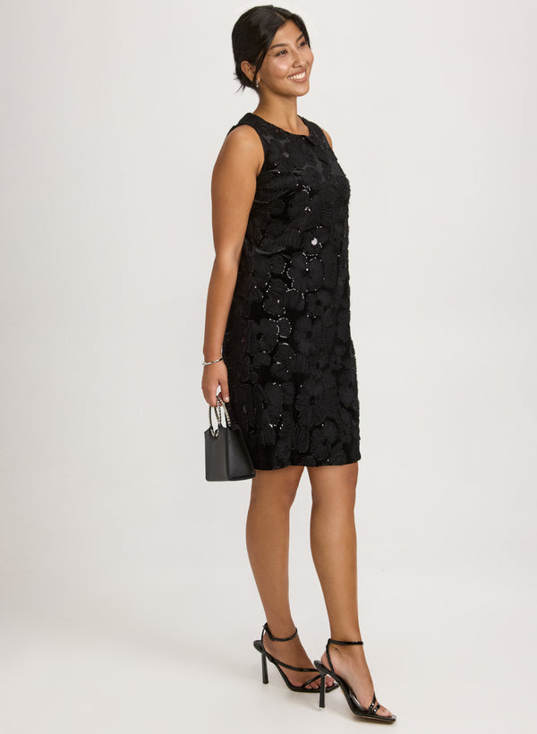 Laura Floral Sequin Dress