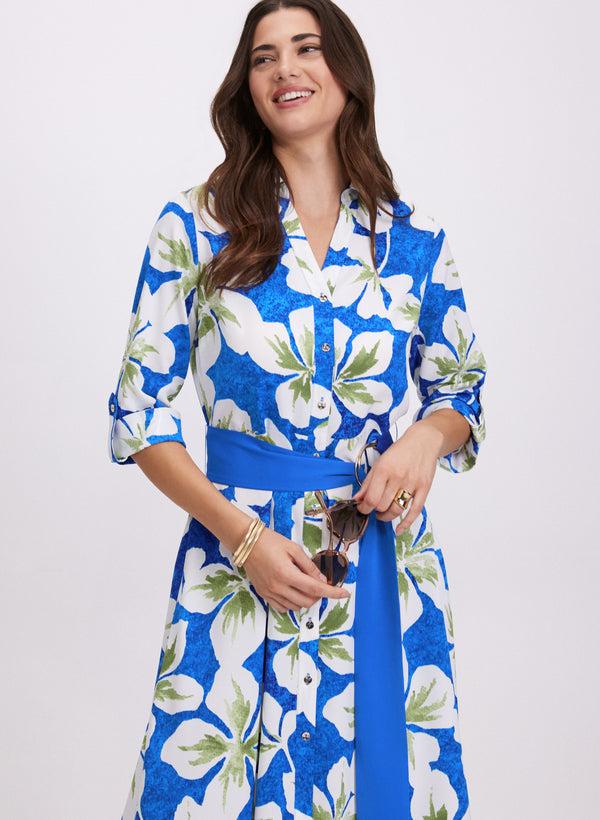 Laura Floral Shirt Dress