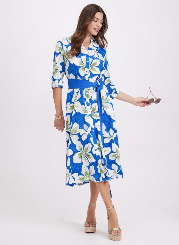 laura Floral Shirt Dress