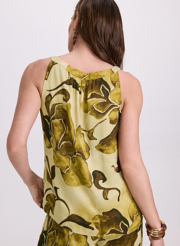 Laura Floral Sleeveless Blouse