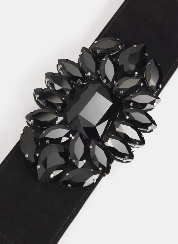 Laura Floral Stone Buckle Belt