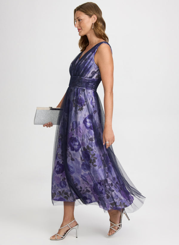 Laura Floral Tulle Dress