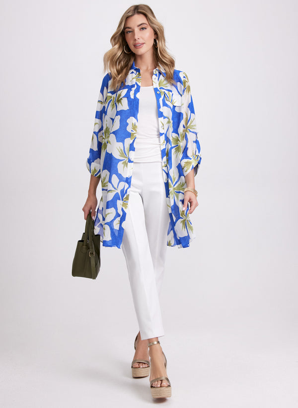Laura Floral Tunic Blouse