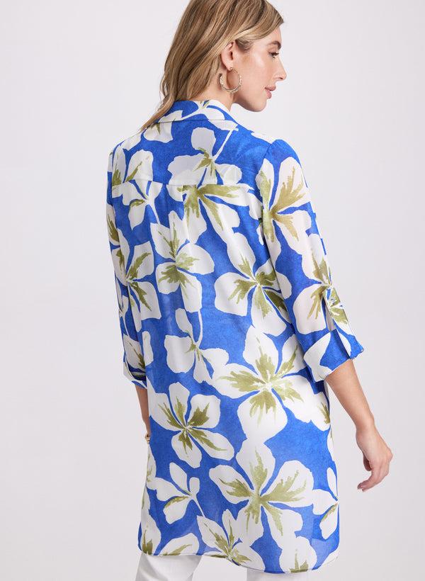 Laura Floral Tunic Blouse
