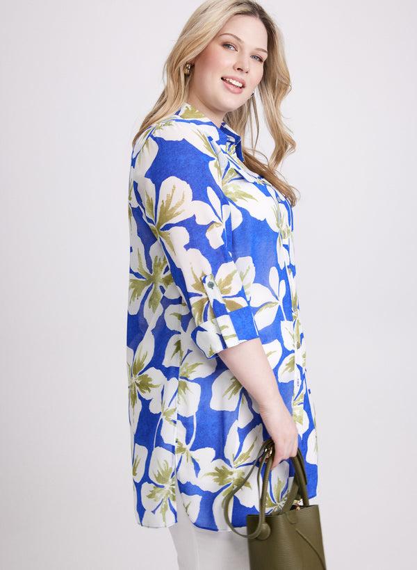 Laura Floral Tunic Blouse