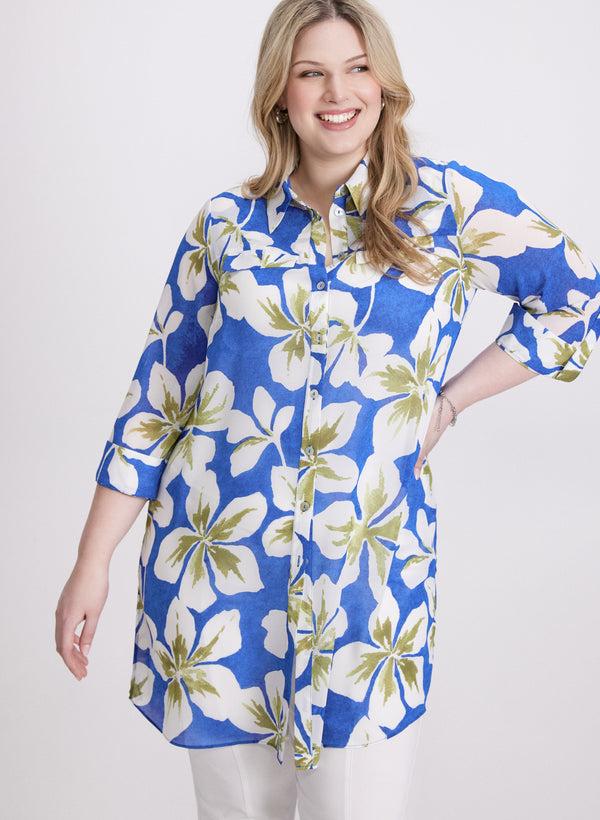 laura Floral Tunic Blouse